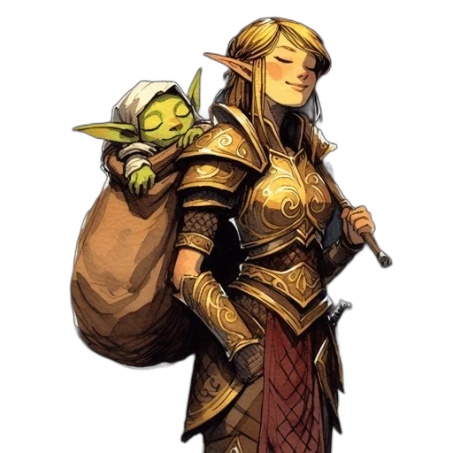 staff, fantasy art, concept art, comic book art, pixel art, earth tones, golden, green transparent PNG cut-out