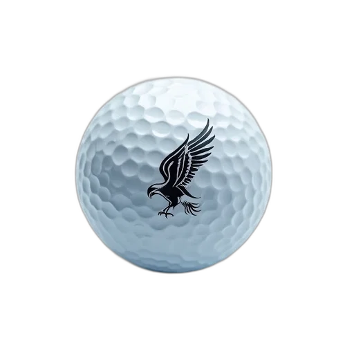 photorealistic, 3d render, close-up, image, white, golf, ball, detailed transparent PNG cut-out