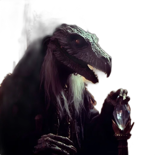 dragon, creature, mask, animal, fantasy art, concept art, photorealistic, pixel art transparent PNG cut-out