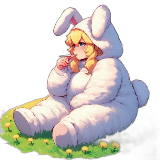 food, animal, creature, dress, pixel art, watercolor, concept art, anime transparent PNG cut-out