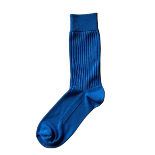 shoes, staff, blue, single, sock, ribbed, texture, lying transparent PNG cut-out