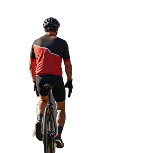 3d render, men, jersey, trek transparent PNG cut-out