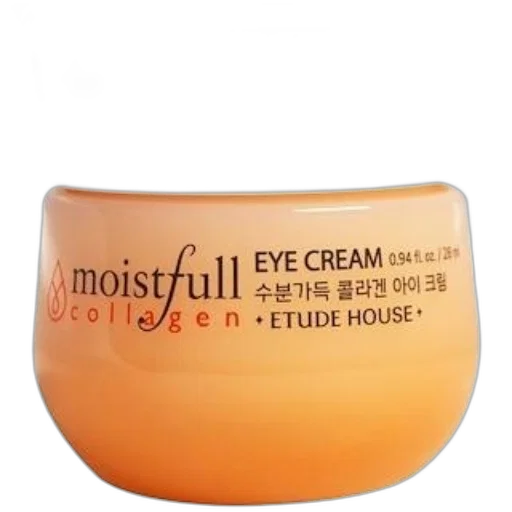 small, jar, etude, house, moistfull, collagen, eye, cream transparent PNG cut-out