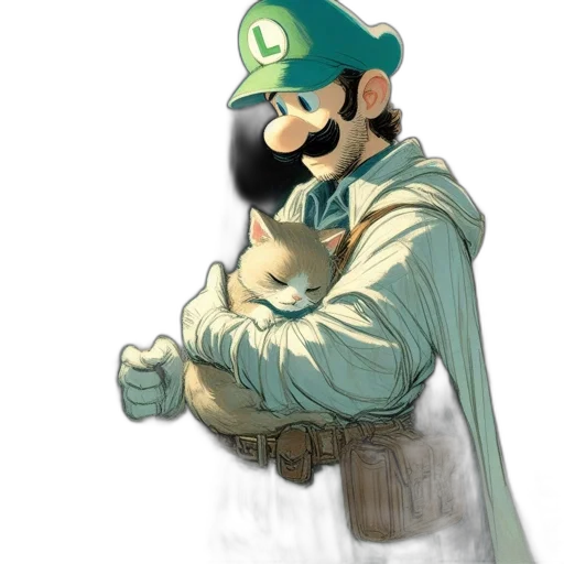 mask, staff, hat, animal, concept art, pixel art, comic book art, fantasy art transparent PNG cut-out