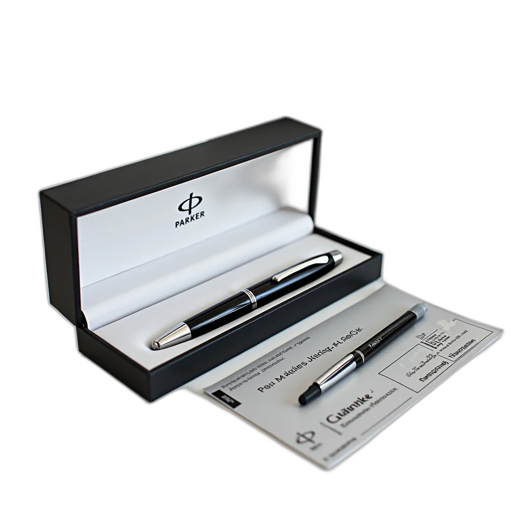 staff, jewelry, 3d render, black, parker, pen, silver, clip transparent PNG cut-out