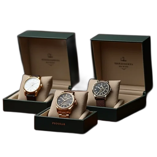 jewelry, watches, boxes, display transparent PNG cut-out