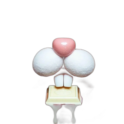 furniture, crown, jewelry, food, 3d render, concept art, pastel, image transparent PNG cut-out