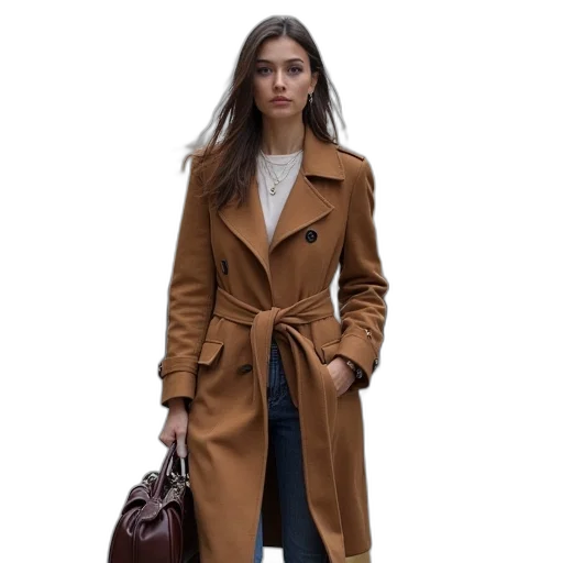 jacket, earth tones, dark, paris, fashion, week, street, style transparent PNG cut-out