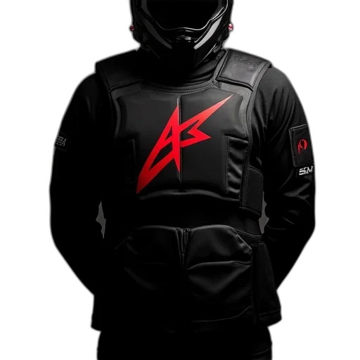 jacket, staff, cyberpunk, concept art transparent PNG cut-out