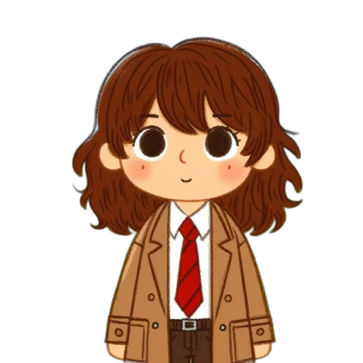 jacket, staff, hair, cartoon, anime, pixel art, concept art, red transparent PNG cut-out