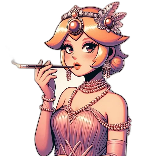 staff, dress, crown, jewelry, fantasy art, concept art, pixel art, watercolor transparent PNG cut-out