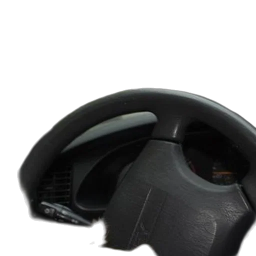 mask, hat, car, robot, 3d render, fluffy, dog, sits transparent PNG cut-out