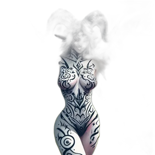 mask, dragon, dress, jewelry, fantasy art, photorealistic, concept art, watercolor transparent PNG cut-out