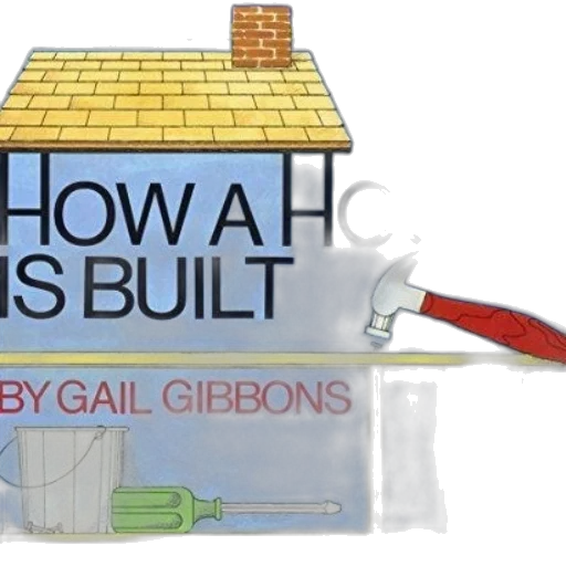children, book, cover, titled, how, house, built, gail transparent PNG cut-out