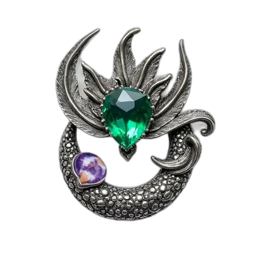 jewelry, dragon, crown, fantasy art, 3d render, silver-colored, ornate, detailed transparent PNG cut-out