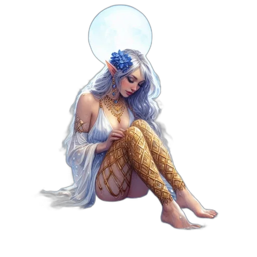 dress, jewelry, fantasy art, concept art, pixel art, comic book art, underwater, outer space transparent PNG cut-out