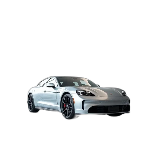 car, weapon, 3d render, photorealistic, concept art, silver, parked, empty transparent PNG cut-out