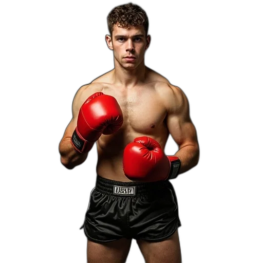 photorealistic, 1910, olympic, champion, boxing, club, young, eyre transparent PNG cut-out