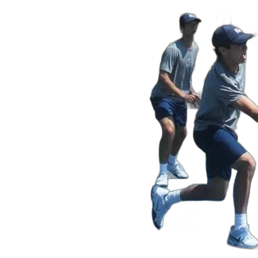 staff, two, men, playing transparent PNG cut-out