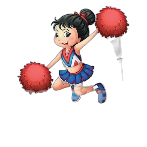 staff, weapon, 3d render, cartoon, concept art, pixel art, cheerful, cheerleader transparent PNG cut-out