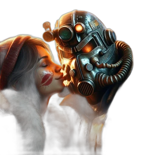 mask, robot, creature, face, concept art, fantasy art, 3d render, photorealistic transparent PNG cut-out