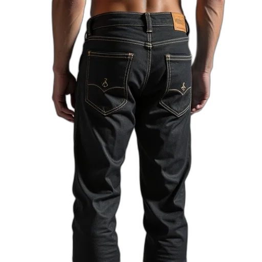 jacket, dark, pantalon, stretch transparent PNG cut-out