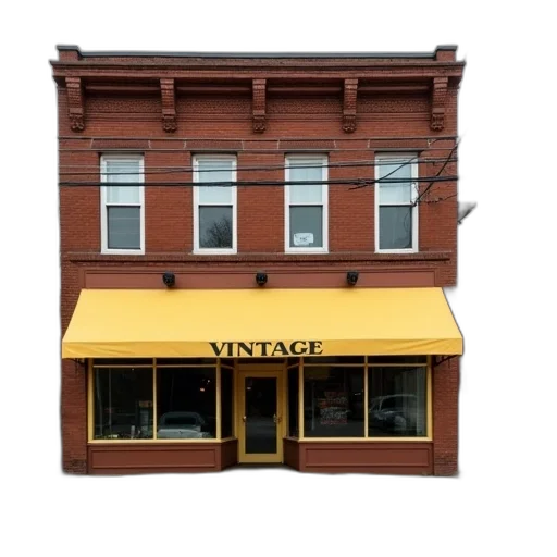 building, furniture, hat, staff, 3d render, photorealistic, city street, brown transparent PNG cut-out