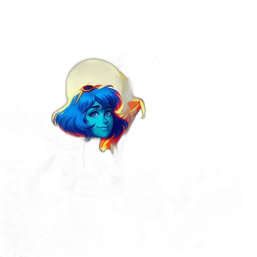 staff, crown, mask, face, concept art, 3d render, pixel art, fantasy art transparent PNG cut-out