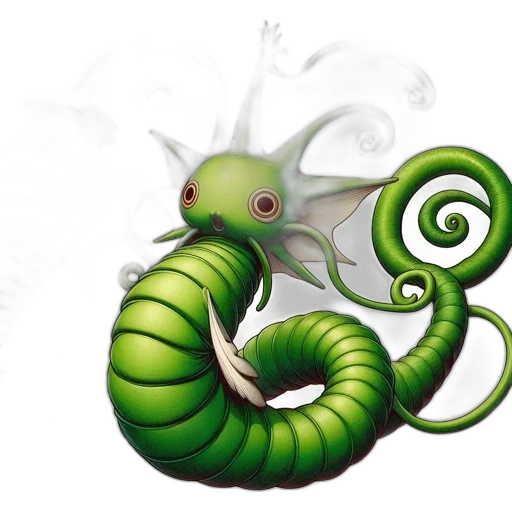 dragon, creature, staff, animal, fantasy art, concept art, 3d render, photorealistic transparent PNG cut-out
