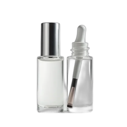 bottle, photorealistic, two, clear transparent PNG cut-out