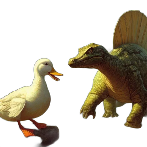 animal, creature, dragon, concept art, 3d render, photorealistic, fantasy art, forest transparent PNG cut-out