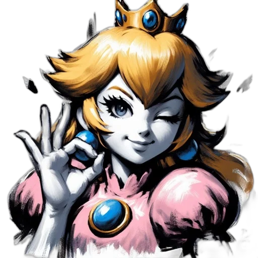 crown, face, dress, mask, concept art, pixel art, watercolor, anime transparent PNG cut-out
