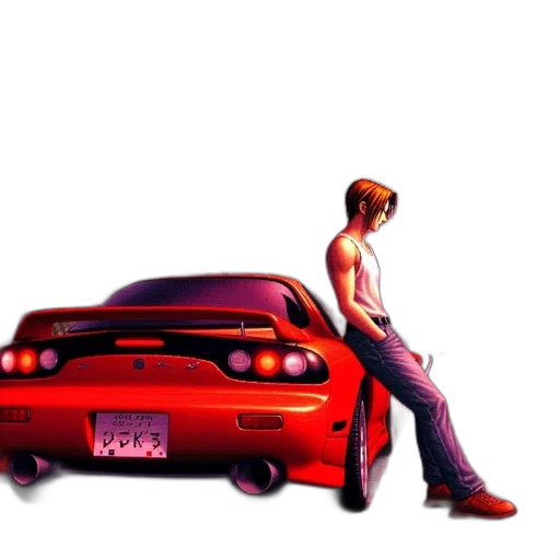 car, weapon, robot, animal, vaporwave, concept art, photorealistic, 3d render transparent PNG cut-out