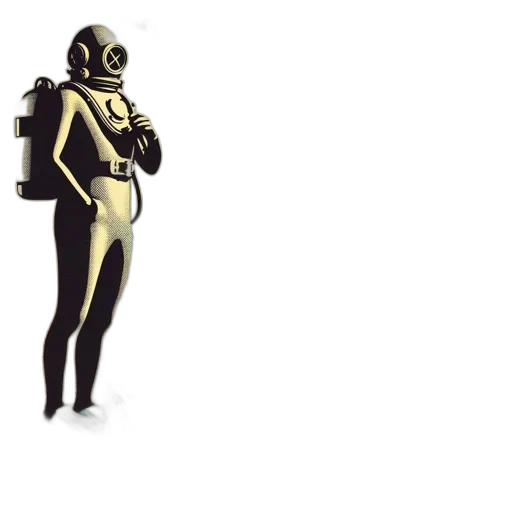robot, jacket, staff, mask, concept art, pixel art, comic book art, 3d render transparent PNG cut-out
