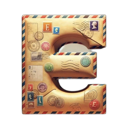 jewelry, food, mask, furniture, 3d render, concept art, letter, adorned transparent PNG cut-out