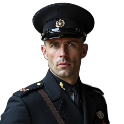 staff, hat, face, jacket, photorealistic, concept art, man, civil transparent PNG cut-out