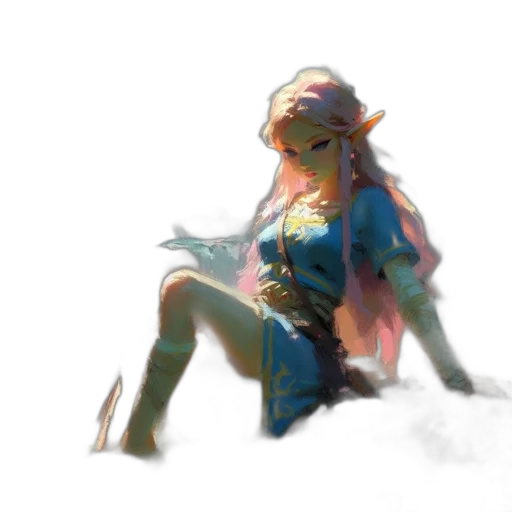 dress, dragon, creature, crown, concept art, watercolor, fantasy art, pixel art transparent PNG cut-out