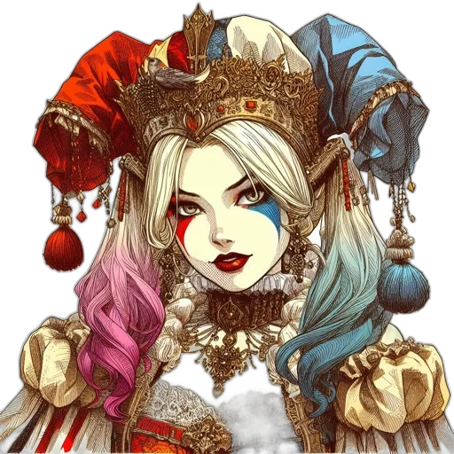 crown, staff, jewelry, face, fantasy art, concept art, comic book art, pixel art transparent PNG cut-out
