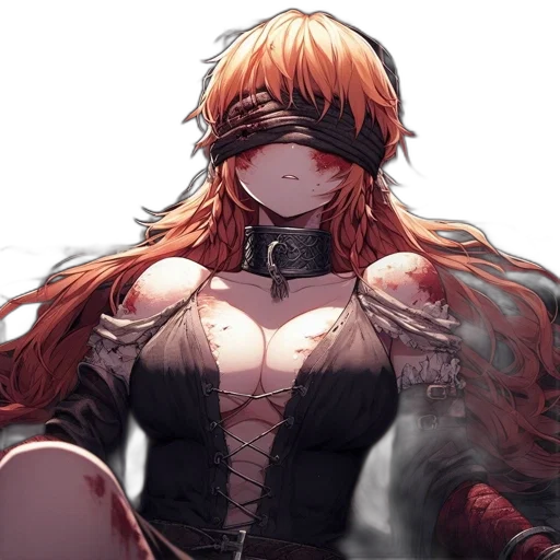 mask, weapon, sword, face, cyberpunk, anime, concept art, comic book art transparent PNG cut-out