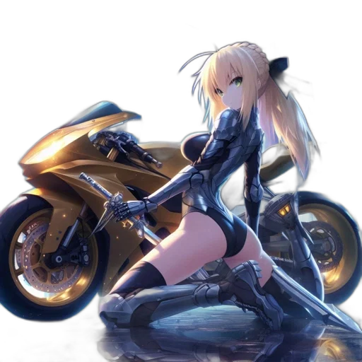 dragon, weapon, robot, car, anime, concept art, cyberpunk, fantasy art transparent PNG cut-out