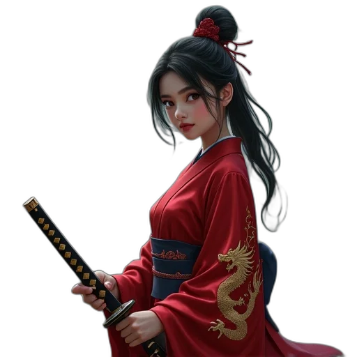staff, sword, weapon, dragon, fantasy art, concept art, photorealistic, pixel art transparent PNG cut-out