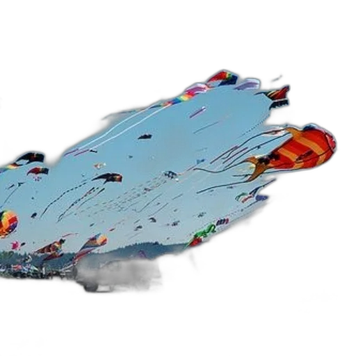 weapon, dragon, car, concept art, 3d render, outer space, vibrant, kite transparent PNG cut-out