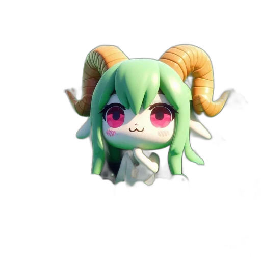 dragon, creature, staff, animal, 3d render, pixel art, anime, concept art transparent PNG cut-out