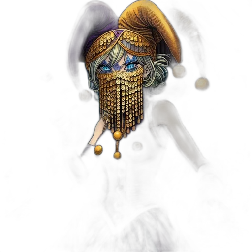 mask, face, sword, weapon, fantasy art, concept art, photorealistic, watercolor transparent PNG cut-out