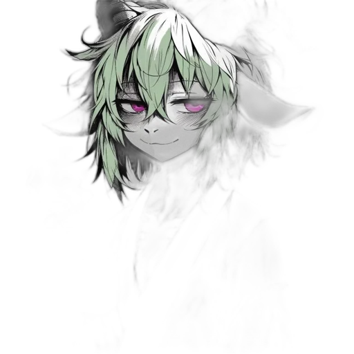 mask, creature, face, dragon, watercolor, anime, concept art, pixel art transparent PNG cut-out
