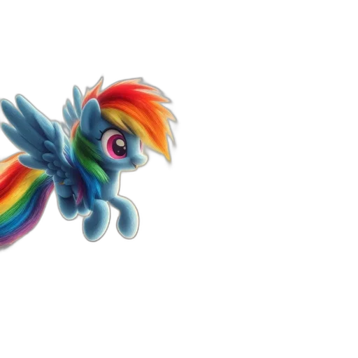 staff, 3d render, pixel art, concept art, fantasy art, rainbow, dash, little transparent PNG cut-out