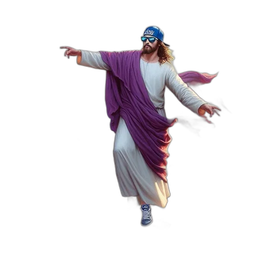 creature, animal, hat, concept art, 3d render, vaporwave, modernized, depiction transparent PNG cut-out