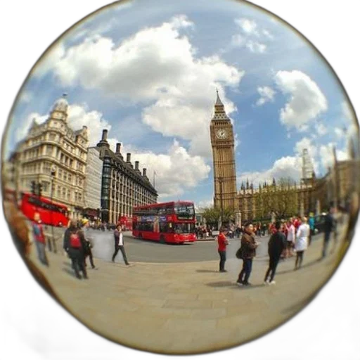 building, photorealistic, 3d render, fish, eye, lens, view, big transparent PNG cut-out
