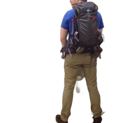 staff, jacket, 3d render, man transparent PNG cut-out