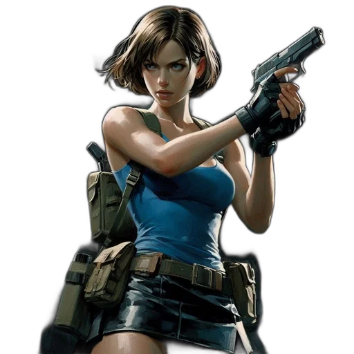 weapon, concept art, comic book art, photorealistic, 3d render, blue, focused, determined transparent PNG cut-out